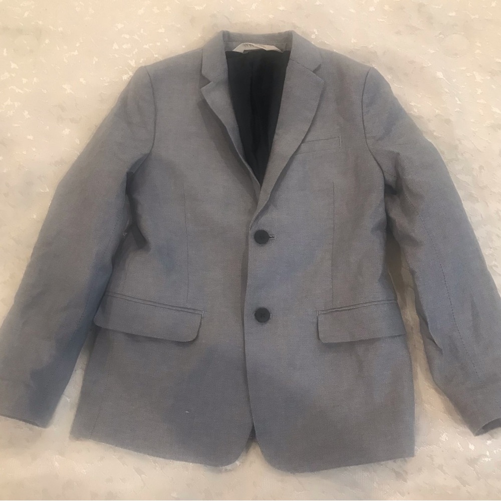 H and M Boys Light Gray Blazer Jacket Size 8/9 NWOT